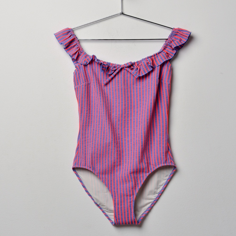 Solid and striped Amelia one piece